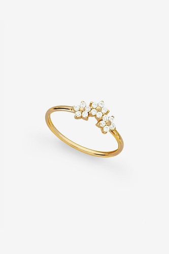 Womens Gold Dainty Flower Ring - - U - MUCHV - Modalova