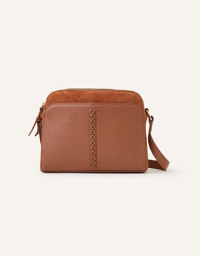 Womens Leather Double Zip Cross-Body Bag - - One Size - NastyGal UK (+IE) - Modalova