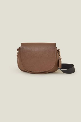 Womens Leather Webbing Strap Cross-Body Bag - - One Size - Accessorize - Modalova