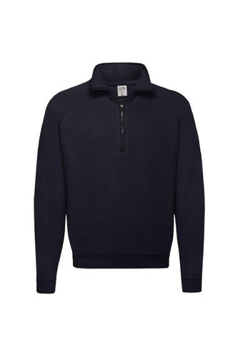Zip Neck Sweatshirt Top - Blue - L - NastyGal UK (+IE) - Modalova