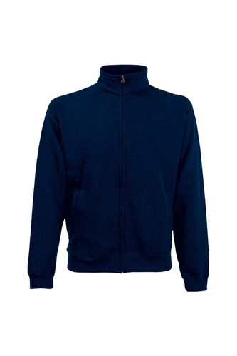 Sweatshirt Jacket - Blue - S - Fruit of the Loom - Modalova