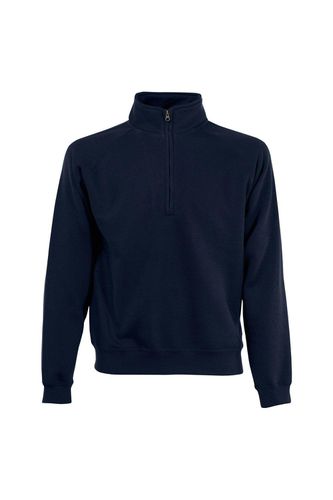 Zip Neck Sweatshirt - Blue - L - NastyGal UK (+IE) - Modalova