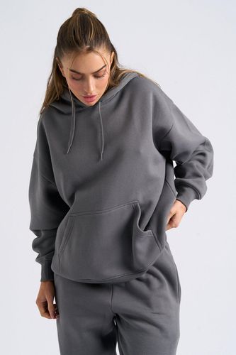 Womens Charcoal Oversized Hoodie - - 8 - Urban Bliss - Modalova