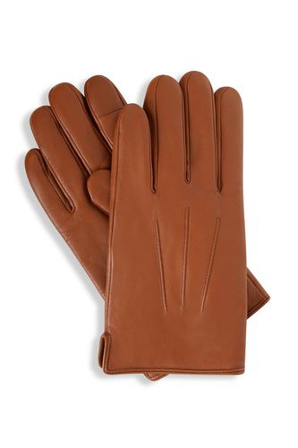Womens Gift Boxed Tan Real Leather Gloves - - M/L - Barneys Originals - Modalova