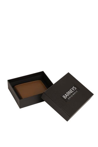 Gift Boxed Leather Bi-fold Wallet in Tan - - One Size - Barneys Originals - Modalova