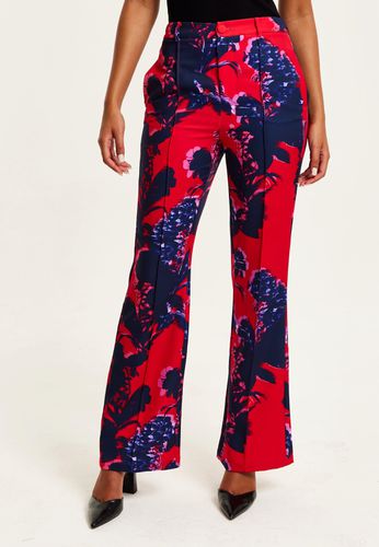 Womens Floral Print Tailored Trousers - 8 - NastyGal UK (+IE) - Modalova