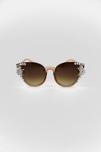 Womens Crystal Sparkle Sunglasses - - One Size - Love Lemonade - Modalova