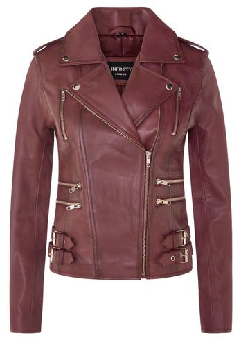 Womens Leather Brando Biker Jacket-Loddon - - 14 - NastyGal UK (+IE) - Modalova