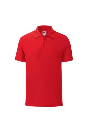 Iconic Pique Polo Shirt - Red - L - Fruit of the Loom - Modalova