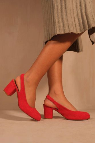 Womens 'Edith' Block Heel Slingback Shoes - - 4 - NastyGal UK (+IE) - Modalova