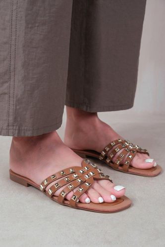 Womens 'Edriah' Studded Gladiator Sandals With Metallic Studs - - 7 - NastyGal UK (+IE) - Modalova