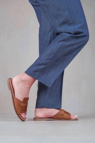 Womens 'Sandra' Fringe Trim Flat Slider Sandals - - 3 - NastyGal UK (+IE) - Modalova