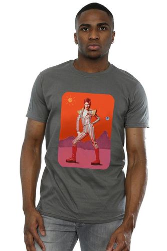 On Mars T-Shirt - Grey - S - David Bowie - Modalova