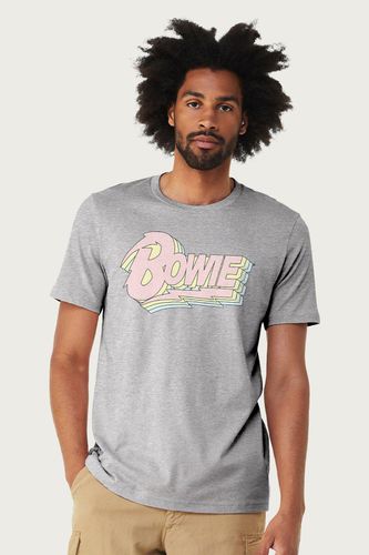 Pastel Logo T-Shirt - Grey - XXL - David Bowie - Modalova