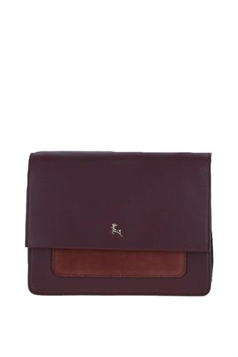 Womens 'Fabrizia' Two Sections Leather Shoulder Bag - - One Size - Ashwood Leather - Modalova
