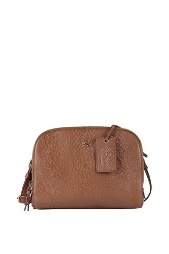 Womens 'Classy' Leather Three Section Cross Body Bag - - One Size - Ashwood Leather - Modalova