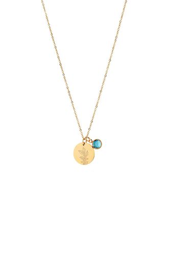 Womens December Birth Flower Necklace with Birthstone - - 18 inches - NastyGal UK (+IE) - Modalova