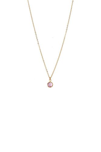 Womens June Birthstone Crystal Necklace Gold Plated - - 18 inches - NastyGal UK (+IE) - Modalova