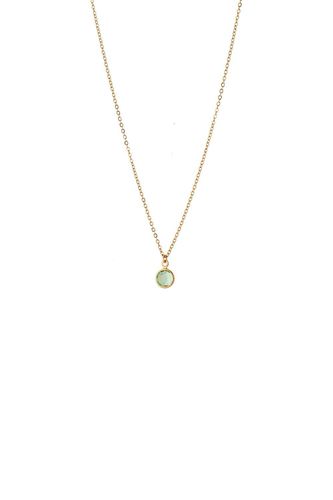 Womens August Birthstone Crystal Necklace Gold Plated - - 18 inches - NastyGal UK (+IE) - Modalova