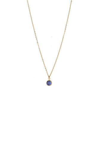 Womens September Birthstone Crystal Necklace Gold Plated - - 18 inches - NastyGal UK (+IE) - Modalova