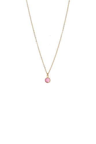 Womens October Birthstone Crystal Necklace Gold Plated - - 18 inches - Joy by Corrine Smith - Modalova