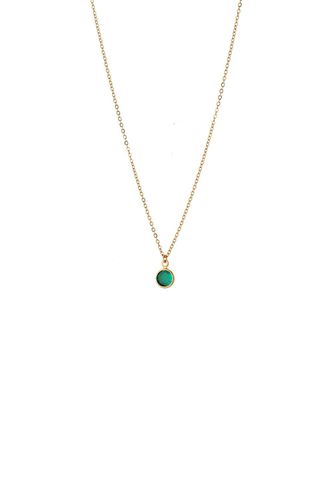 Womens May Birthstone Crystal Necklace Gold Plated - - 18 inches - NastyGal UK (+IE) - Modalova