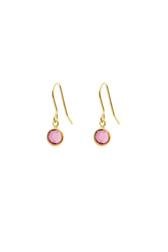 Womens October Birthstone Crystal Drop Earrings Gold Plated - - One Size - Joy by Corrine Smith - Modalova