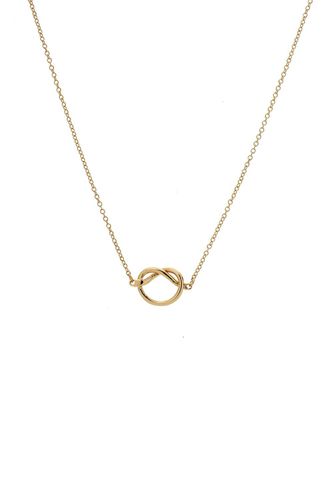 Womens Friendship Knot Necklace Gold Plated - - 18 inches - Joy by Corrine Smith - Modalova