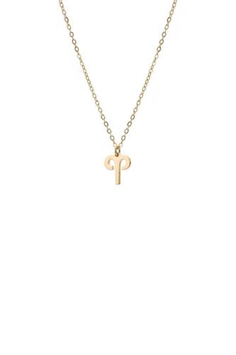 Womens Aries Zodiac Charm Necklace Gold Plated - - 18 inches - Joy by Corrine Smith - Modalova