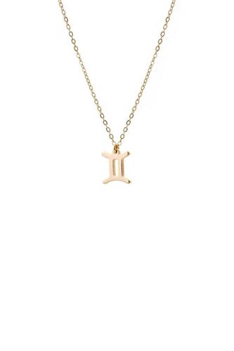 Womens Gemini Zodiac Charm Necklace Gold Plated - - 18 inches - NastyGal UK (+IE) - Modalova