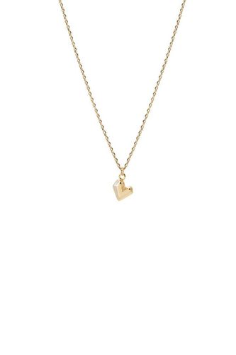 Womens Tiny Heart Necklace Gold Plated - - 18 inches - Joy by Corrine Smith - Modalova
