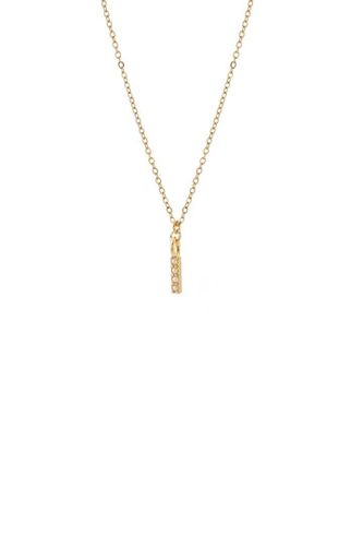 Womens Dainty Pearl Initial 'I' Necklace Gold Plated - - 18 inches - Joy by Corrine Smith - Modalova