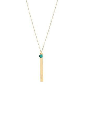 Womens 'Mum' Engraved May Birthstone Necklace Gold Plated - - 28 inches - Joy by Corrine Smith - Modalova