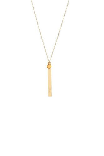 Womens 'Mum' Engraved November Birthstone Necklace Gold Plated - - 28 inches - NastyGal UK (+IE) - Modalova
