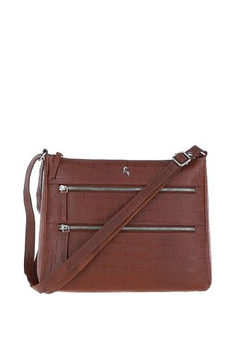 Womens 'Lxlove' Croc Print Real Leather Shoulder Bag - - One Size - NastyGal UK (+IE) - Modalova