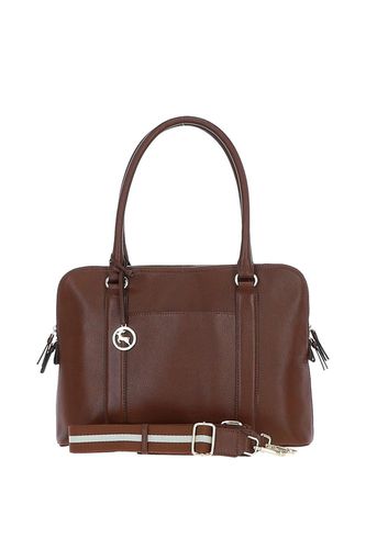 Womens 'Cuore di Cuoio' 3 Section Large Leather Handbag - - One Size - NastyGal UK (+IE) - Modalova