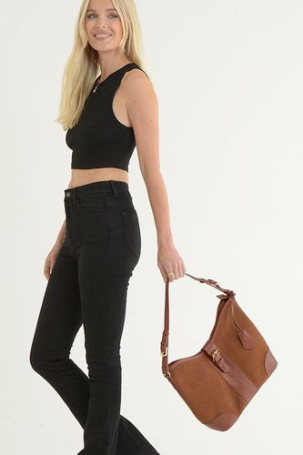 Womens Tesoro Toscano' Top Zip Soft Suede Leather Shoulder Bag - - One Size - NastyGal UK (+IE) - Modalova
