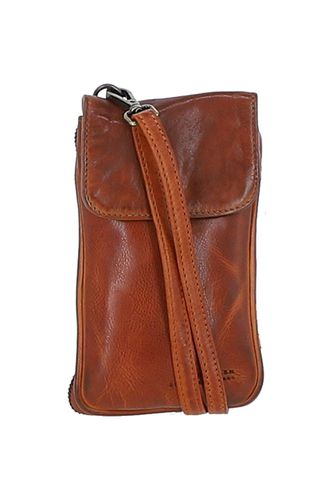 Womens 'Unicita Urbana' Real Leather Crossbody Smartphone Bag - - One Size - Ashwood Leather - Modalova