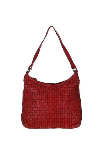Womens Raffinatezza' Vintage Woven Leather Shoulder Bag - - One Size - Ashwood Leather - Modalova