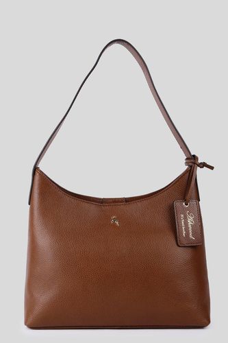 Womens 'Splendore di Milano' Real Leather Hobo Shoulder Bag - - One Size - Ashwood Leather - Modalova