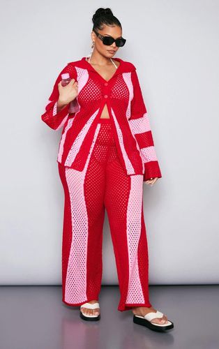 Womens Plus Contrast Stripe Knitted Trousers - XL - NastyGal UK (+IE) - Modalova
