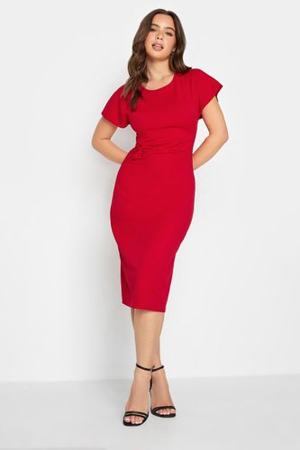 Womens Petite Midi Dress - Red - 6 - PixieGirl - Modalova