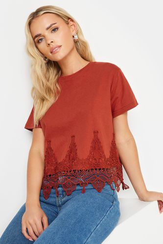Womens Petite Crochet T-Shirt - - 8 - NastyGal UK (+IE) - Modalova