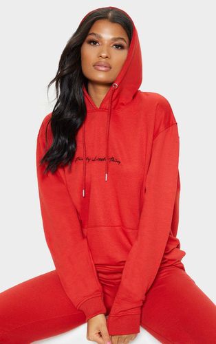 Womens Red Oversized Fit Hoodie - L - NastyGal UK (+IE) - Modalova