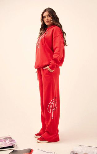Womens Cherry Logo Embroidered Straight Leg Joggers - M - NastyGal UK (+IE) - Modalova
