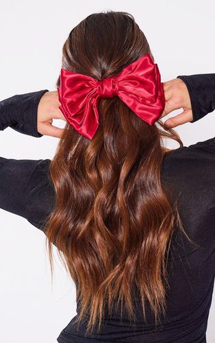 Womens Satin Bow Hair Clip - One Size - NastyGal UK (+IE) - Modalova