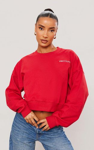 Womens Washed Embroidered Crop Sweatshirt - XS - NastyGal UK (+IE) - Modalova