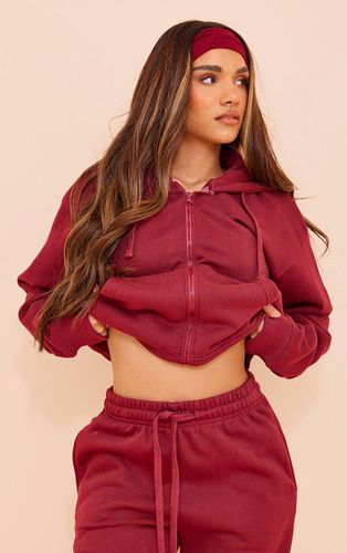 Womens Cherry Oversized Hooded Zip Up Sweat Hoodie - XL - NastyGal UK (+IE) - Modalova