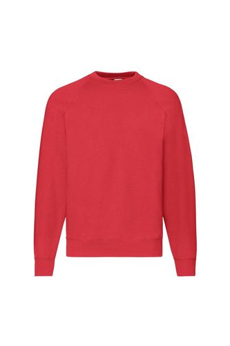 Classic Raglan Sweatshirt - Red - M - Fruit of the Loom - Modalova