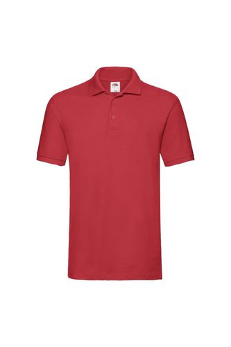 Premium Pique Polo Shirt - Red - L - Fruit of the Loom - Modalova